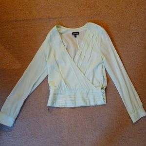Mint green blouse